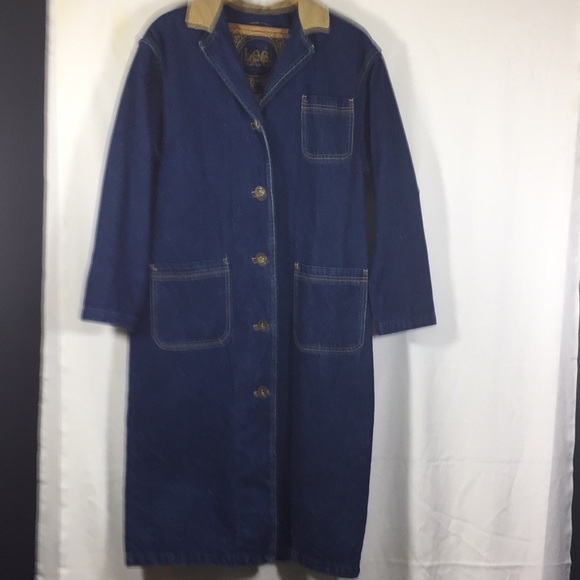 denim duster coat mens